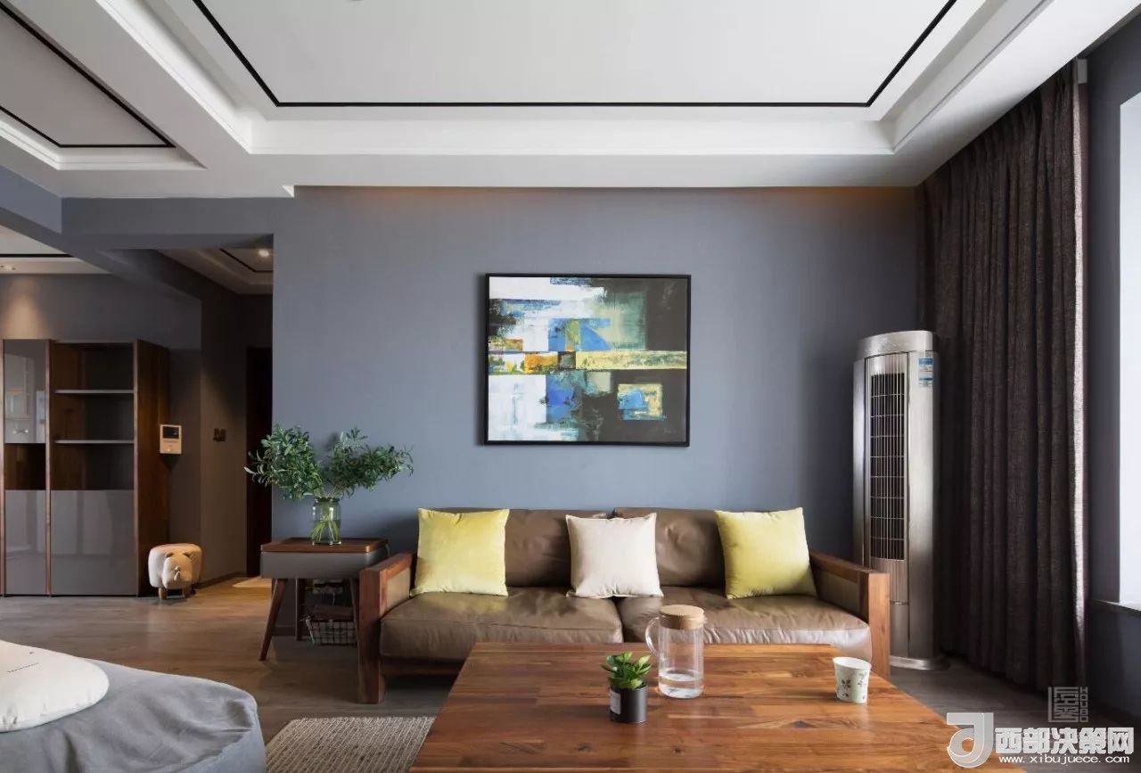 沙發(fā)背景墻選對裝飾畫，才能美了整個客廳空間！