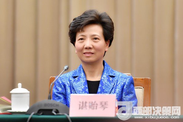 全國人大代表、貴州省委副書記、省長諶貽琴發(fā)言