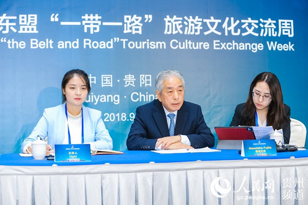 日本—東盟中心秘書長藤田正。孫一銘 攝