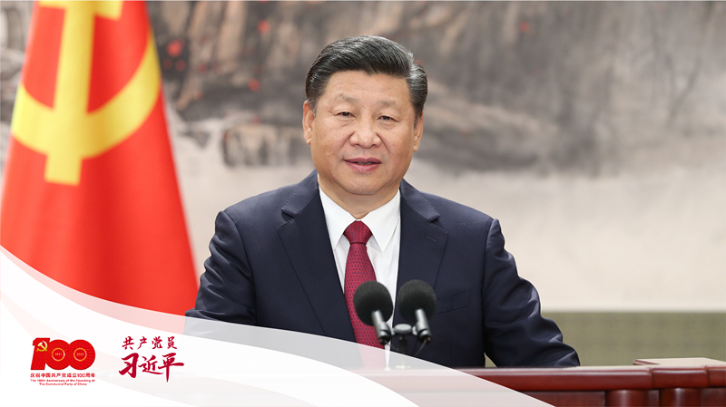 2017年10月25日，習(xí)近平等十九屆中共中央政治局常委同中外記者見面。這是習(xí)近平發(fā)表重要講話。